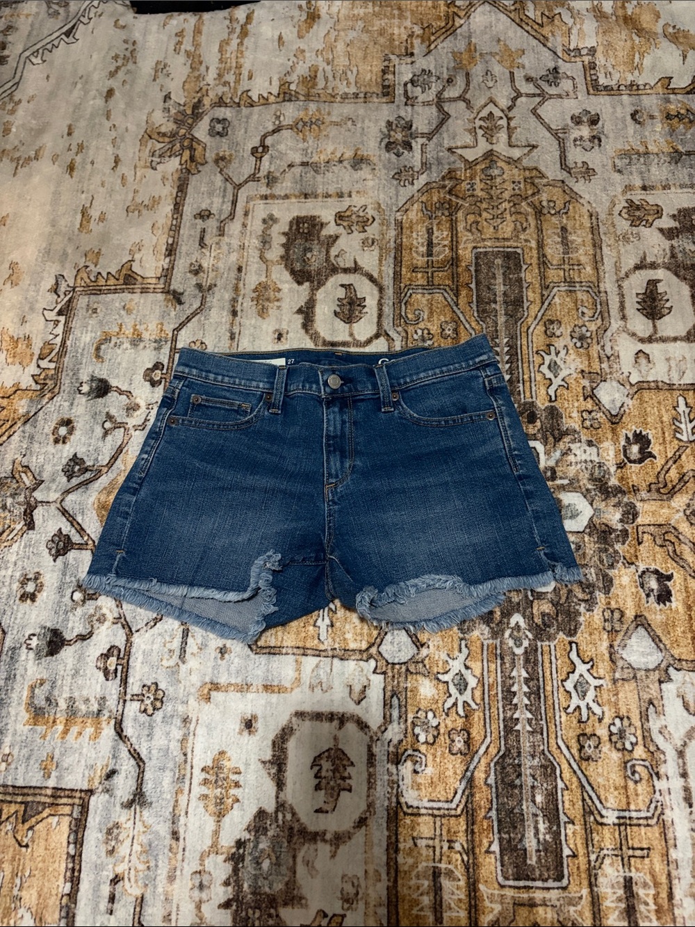 GAP Dark Blue Denim Cutoff Shorts
